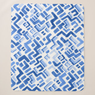 Waterverf geometrisch Abstract naadloos patroon Sherpa Deken