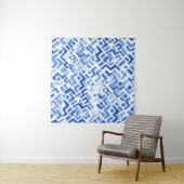 Waterverf geometrisch Abstract naadloos patroon Wandkleed (In Situ (horizontaal))