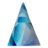 Waterverf Geometrische Abstracte achtergrond Feesthoedjes (Rechts)