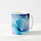 Waterverf Geometrische Abstracte achtergrond Koffiemok (Voorkant rechts)