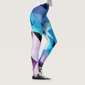 Waterverf Geometrische Abstracte achtergrond Leggings (Rechts)