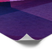 Waterverf Geometrische Abstracte achtergrond Poster (Hoek)