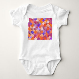 Waterverf geometrische, Arabische visschalen. Romper