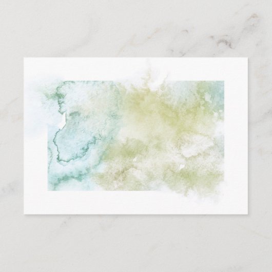 Waterverf Geometrische Crystal bruiloft accommodat Informatiekaartje (Achterkant)