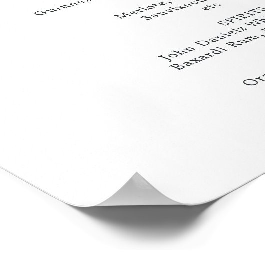 Waterverf Geometrische kristallijne handtekeningen Poster (Hoek)