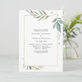 Waterverf Geometrische repetitie Inwendig Kaart (Staand voorkant)