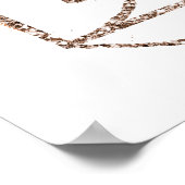 Waterverf geometrische terracotta bruiloft welkom poster (Hoek)