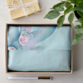 Waterverf gepelde dolfijn tissuepapier (Geschenk)