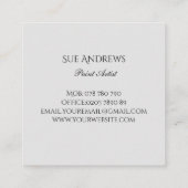 Waterverf Gepersonaliseerd artistiek Visitekaartje (Achterkant)