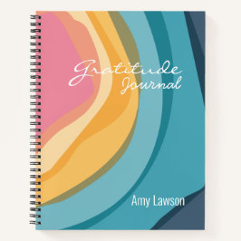 Waterverf Gepersonaliseerd dankbaarheidsdagboek Notitieboek