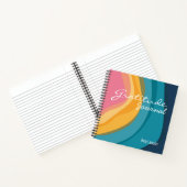 Waterverf Gepersonaliseerd dankbaarheidsdagboek Notitieboek (Binnen)