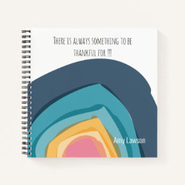 Waterverf Gepersonaliseerd dankbaarheidsdagboek Notitieboek