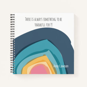 Waterverf Gepersonaliseerd Gratitude Journal Notitieboek