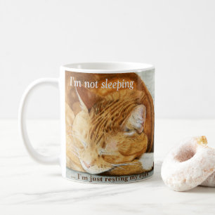 Waterverf Gepersonaliseerde Ginger Cat Mok