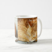 Waterverf Gepersonaliseerde Ginger Cat Mok (Voorkant rechts)