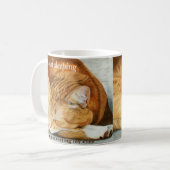 Waterverf Gepersonaliseerde Ginger Cat Mok (Voorkant links)