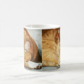 Waterverf Gepersonaliseerde Ginger Cat Mok (Center)