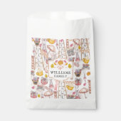 Waterverf Gepersonaliseerde Herfst Handgeschilderd Bedankzakje (Voorkant)