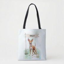 Waterverf Gepersonaliseerde Hond Pharaoh Hound
