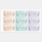 Waterverf Gepersonaliseerde naam Labels (Vel)