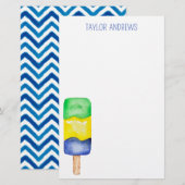 Waterverf Gepersonaliseerde schrijfkunst Briefpapier (Voorkant / Achterkant)