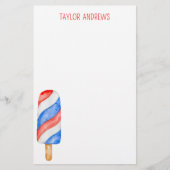 Waterverf Gepersonaliseerde schrijfkunst Briefpapier (Voorkant)