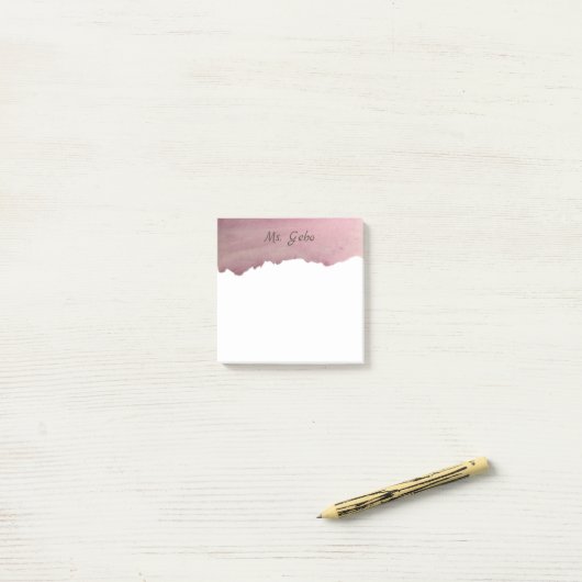 WATERVERF GEPERSONALISEERDE sticknotities Post-it® Notes (Op bureau)