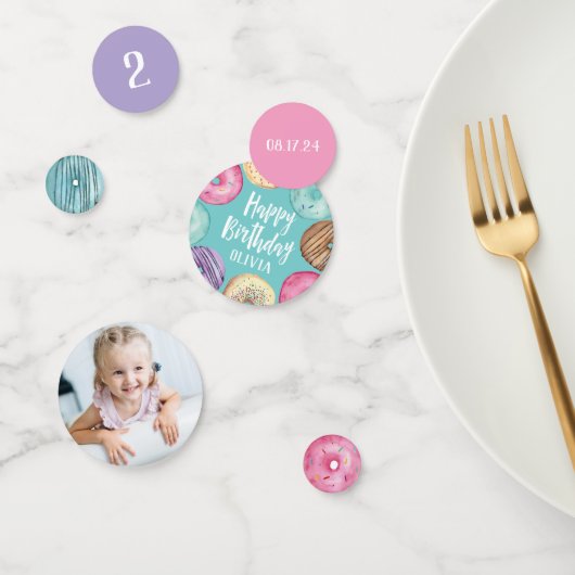 Waterverf Gepersonaliseerde vaderdag Confetti (Groep)