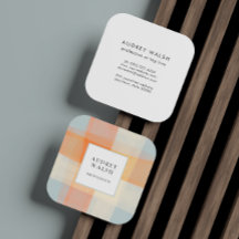 Waterverf Geplakt Oranje Cream Blue professional