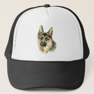 Waterverf German Shepherd Dog Pet Animal Natuur