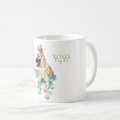 Waterverf German Shepherd Malinois Personalized Koffiemok (Voorkant rechts)