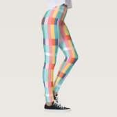 Waterverf geruit naadloos patroon leggings (Rechts)