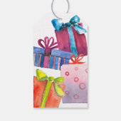 Waterverf Geschenkdozen Cadeau Labels Cadeaulabel (Achterkant)