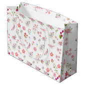 Waterverf geschenkverpakking groot cadeauzakje (Achterkant Gekanteld)