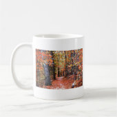 Waterverf geschilde herfst bos koffiemok (Links)