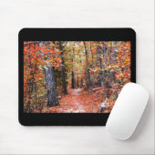 Waterverf geschilde herfst bos muismat (Met muis)