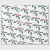 Waterverf, geschilderd kerstcadeaupapier cadeaupapier (Vlak)