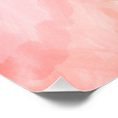 Waterverf geschilderd pastel perfect poster (Hoek)