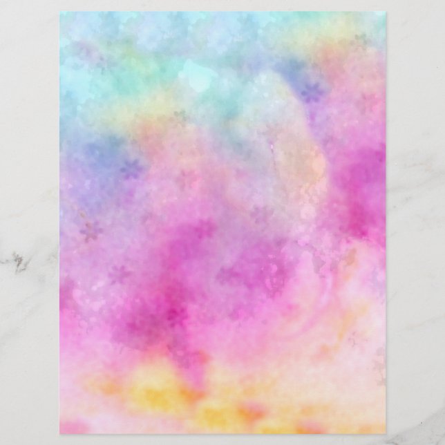 Waterverf geschilderd rijstpapier (Voorkant)