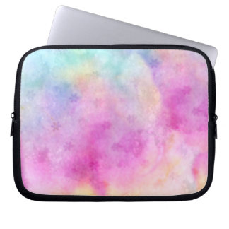 Waterverf geschilderd rijstpapier laptop sleeve