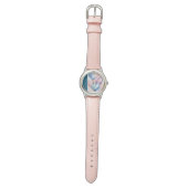 Waterverf geschilderde harten horloge (Vlak)