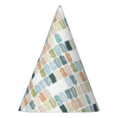 Waterverf geschilderde juwelen feesthoedjes (Links)