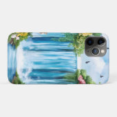 Waterverf geschilderde waterval Case-Mate iPhone case (Achterkant (horizontaal))