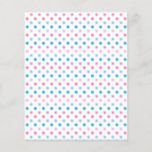 Waterverf Geslacht laat zien wie er speelt (Achterkant)