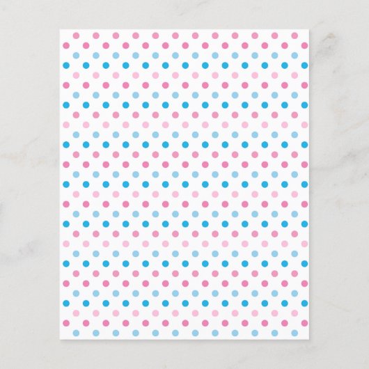 Waterverf Geslacht laat zien wie er speelt (Achterkant)