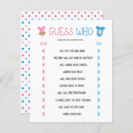 Waterverf Geslacht laat zien wie er speelt