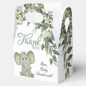 Waterverf Geslacht Neutrale elleptische Baby showe Bedankdoosjes (Geopend)