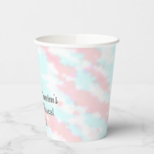 Waterverf Geslacht onthullen Papieren Bekers (Links)