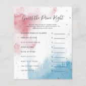 Waterverf Geslacht onthullen Prijs (Voorkant)