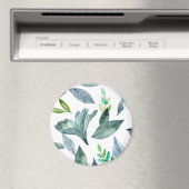 Waterverf gestorven bladeren 11 magneet (Insitu (Vaatwasser))